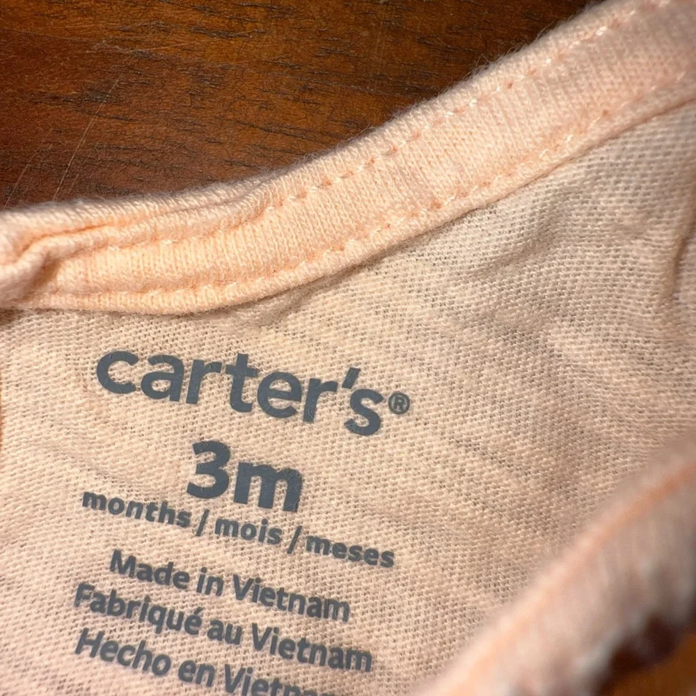 Carter's Light Peach Baby Romper‎